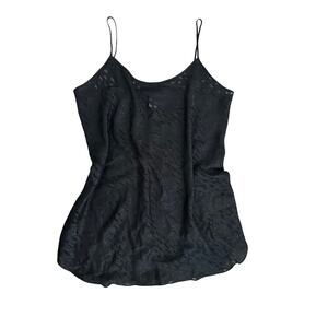 Secret Black Lingerie 3X leopard Teddy satin textured plus size sexy chemise